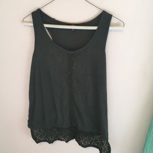 Grayish green tank top
